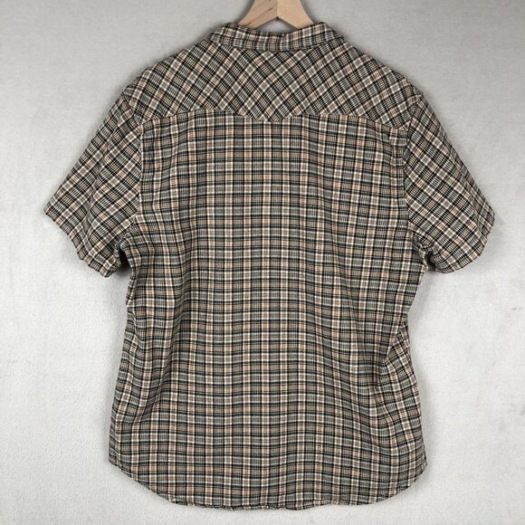 DENIM‎ & SUPPLY Ralph Lauren Western Pearl Snap Shirt Men's XL Plaid 100% Cotton - Picture 2 of 10